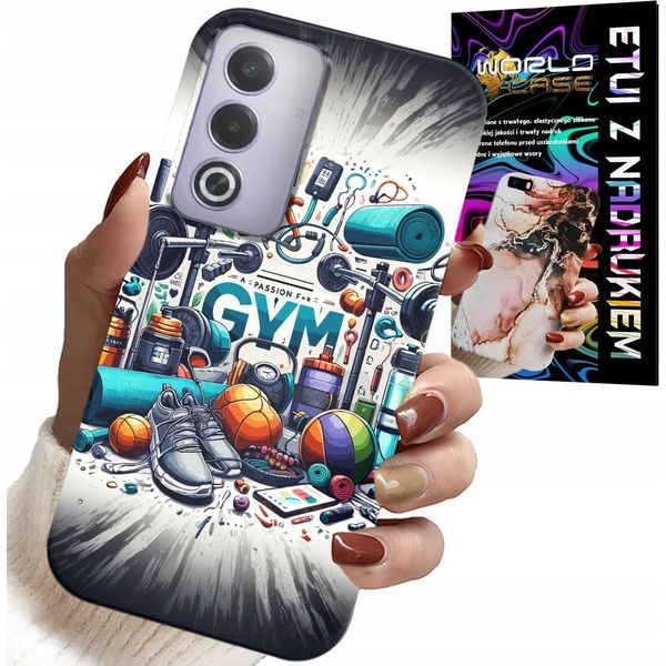 Custodia Per Oppo A80 5G - Custodia Sportiva Per Palestra + Foglio Di Alluminio-image