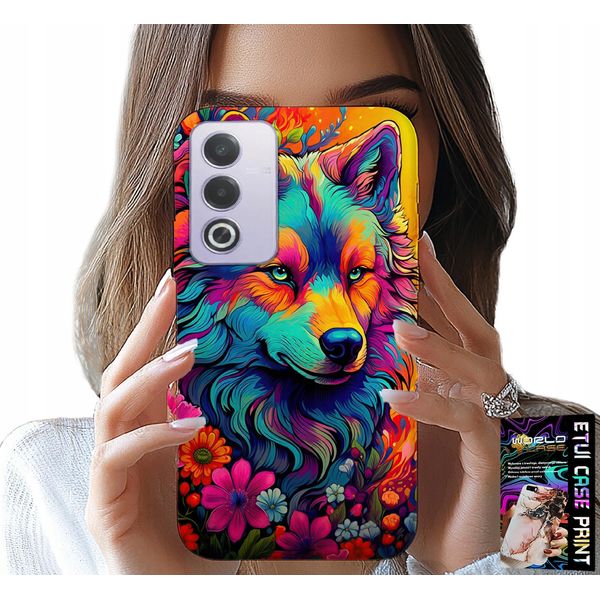 Custodia Per Oppo A80 5G - Modelli Colorati, Custodia Wolf Pack Swora-image