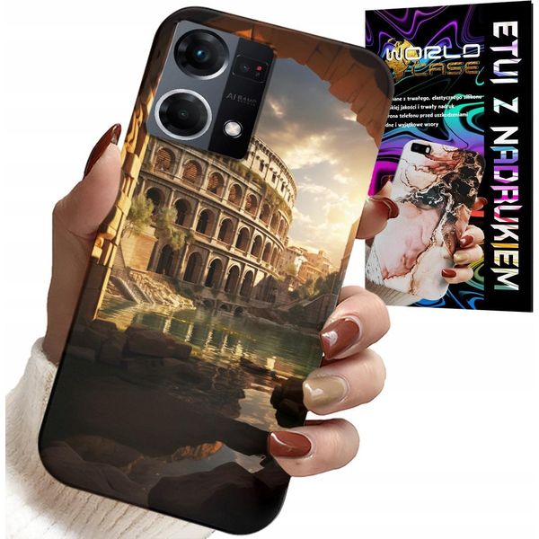 Custodia Per Oppo Reno7 4G - Roma Colosseo Romani Antichità-image