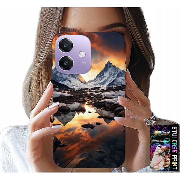 Custodia Per Oppo A60 5G - Stream, Montagne, Cime, Everest + Foil-image