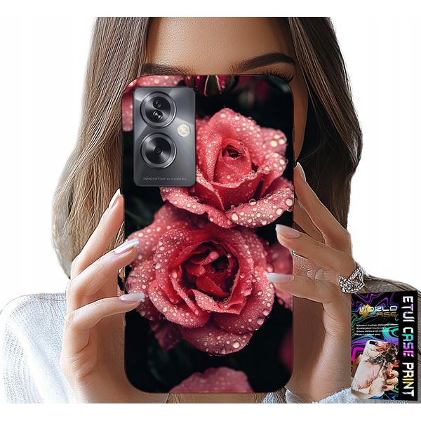 Custodia Per Oppo A79 5G - Bellissime Rose Rosa, Disegni Floreali, Custodia-image