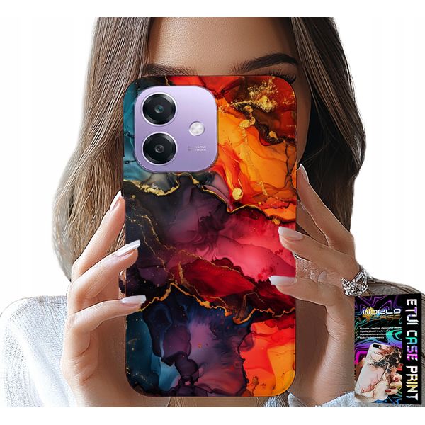 Custodia Per Oppo A40 / A40M - Modelli In Pietra, Custodia + Vetro-image