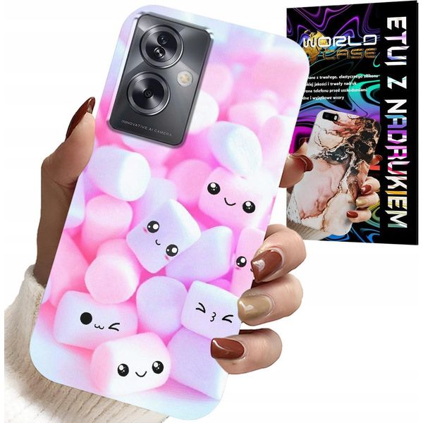 Custodia Per Oppo A79 5G - Dolce Motivo Marshmallow, Custodia, Zaino-image
