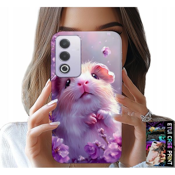 Custodia Per Oppo A80 5G - Criceto Carino, Disegni Di Roditori Per Bambini-image
