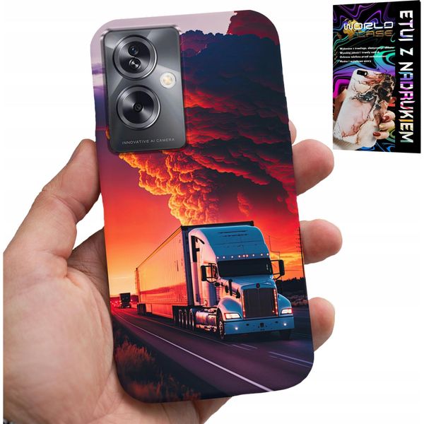 Custodia Per Oppo A79 5G - Custodia Per Camion Tir + Pellicola Idrogel-image