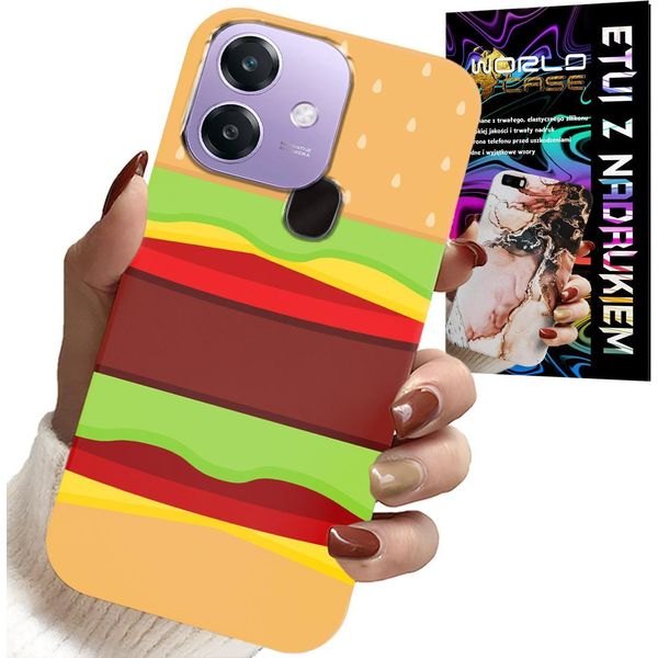 Custodia Per Oppo A40 / A40M - Burger Cheeseburger Case Gift-image