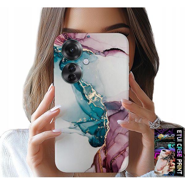 Custodia Per Oppo Reno11 F 5G - Custodia Da Donna Elegante In Marmo Alla Moda-image