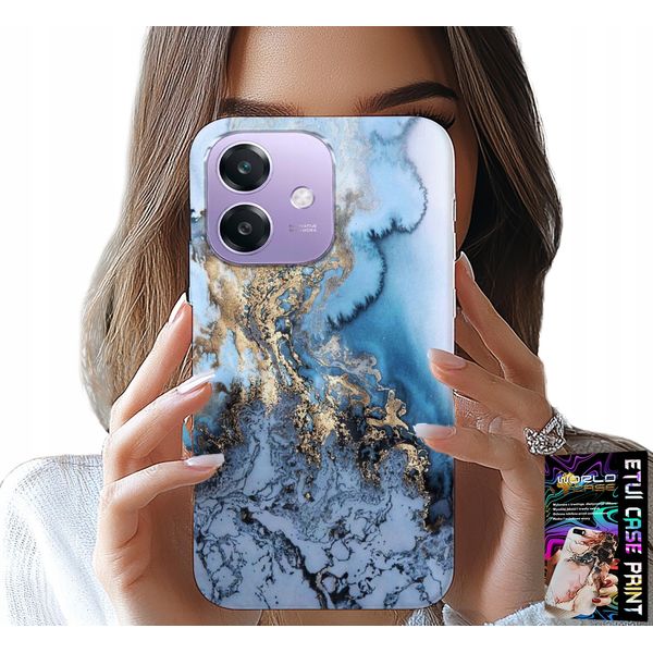 Custodia Per Oppo A40 / A40M - Modelli Da Donna Marmorizzati + Vetro-image