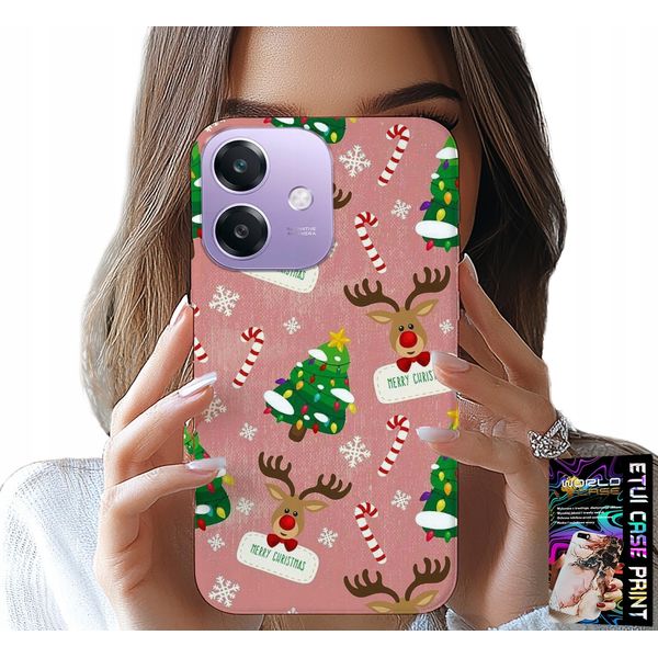 Custodia Per Oppo A60 5G - Renna Di Natale Modelli A Bastoncino Per Alberi Di Natale-image