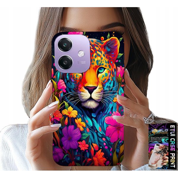 Custodia Per Oppo A60 5G - Motivi Floreali Tiger Tiger + Foil-image