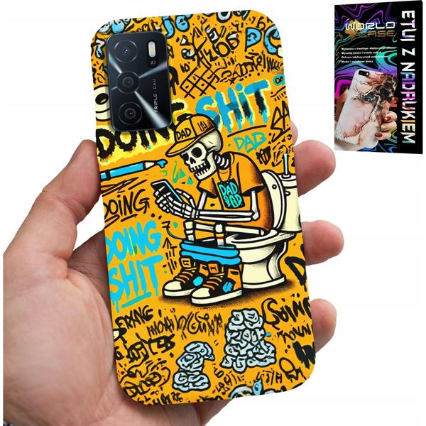 Custodia Per Oppo A16 / A16S / A54S - Custodia Per Oppo A16 / A16S / A54S - Doing Shit Bonehead On Kibble-image