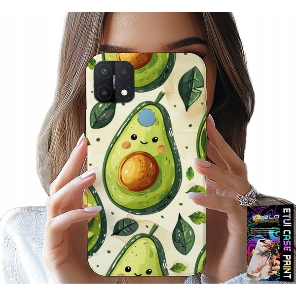 Custodia Per Oppo A15 / A15S - Custodia Avocado Dolce E Sorridente-image
