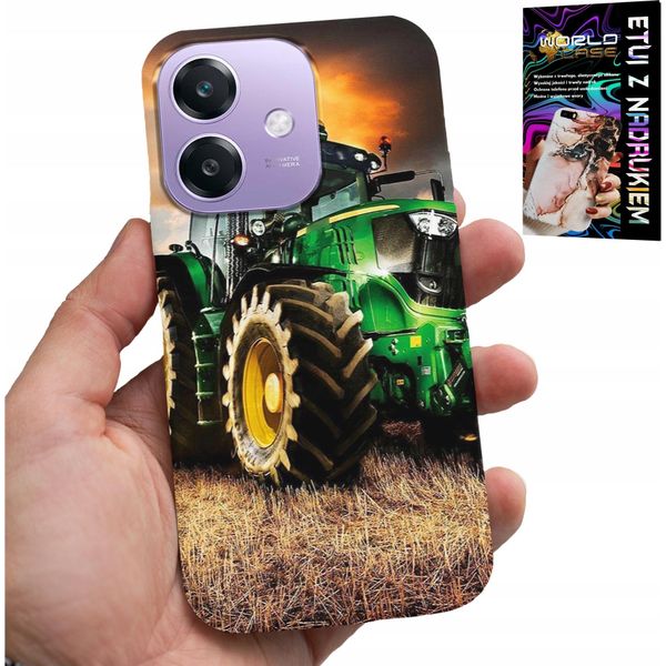 Custodia Per Oppo A40 / A40M - Trattore Agricolo + Vetro-image