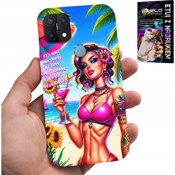 Etui Do Oppo A15 / A15S - Non è L'alcol è Il Mio Caso Emotivo-image