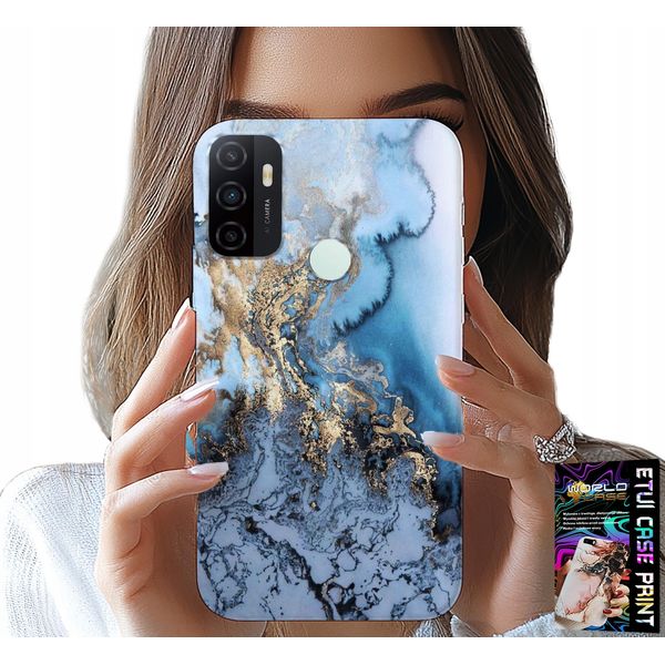 Custodia Per Oppo A53S / A53 2020 - Modelli Da Donna In Marmo + Vetro-image