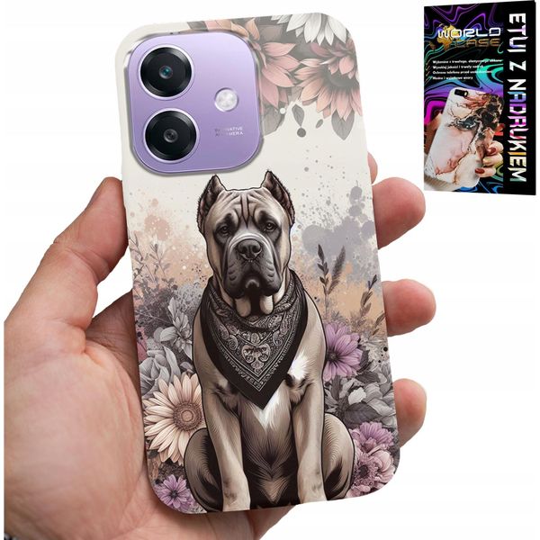 Custodia Per Oppo A40 / A40M - Cover Con Motivi Di Razze Canine + Foglio Di Alluminio-image