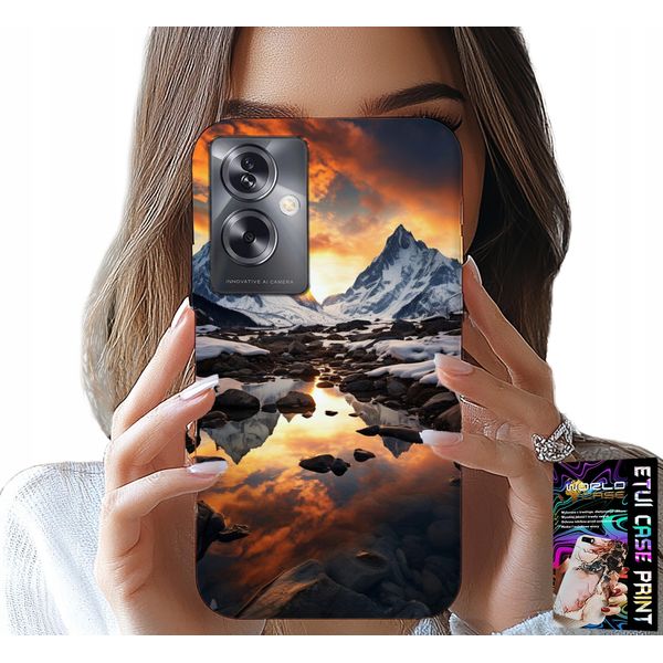 Custodia Per Oppo A79 5G - Stream, Montagne, Cime, Everest + Foil-image