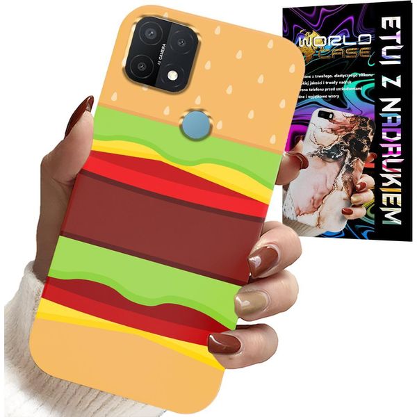 Custodia Per Oppo A15 / A15S - Burger Cheeseburger Case Gift-image