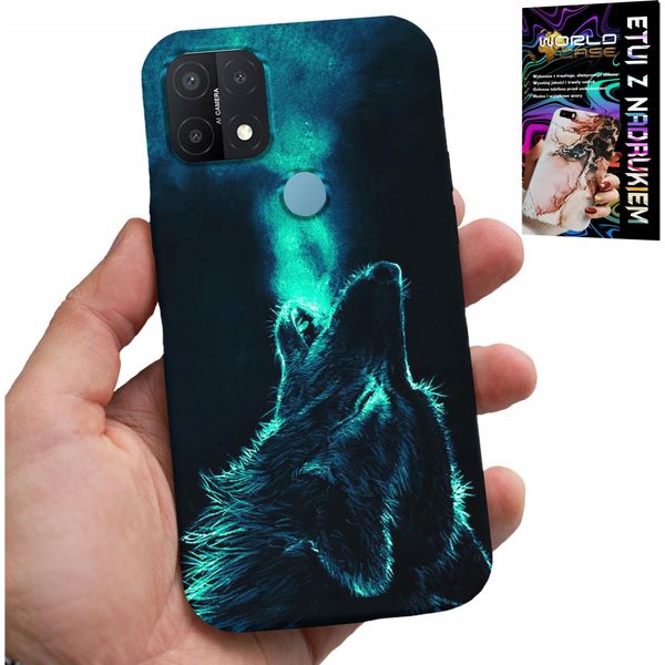 Custodia Per Oppo A15 / A15S - Custodia Wolf Pack Super Patterns-image