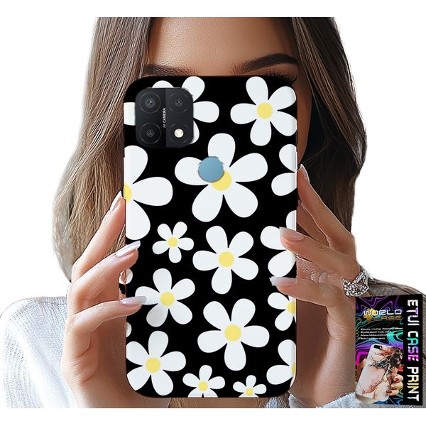 Custodia Per Oppo A15 / A15S - Margherita, Margherite, Fiori, Zainetti-image