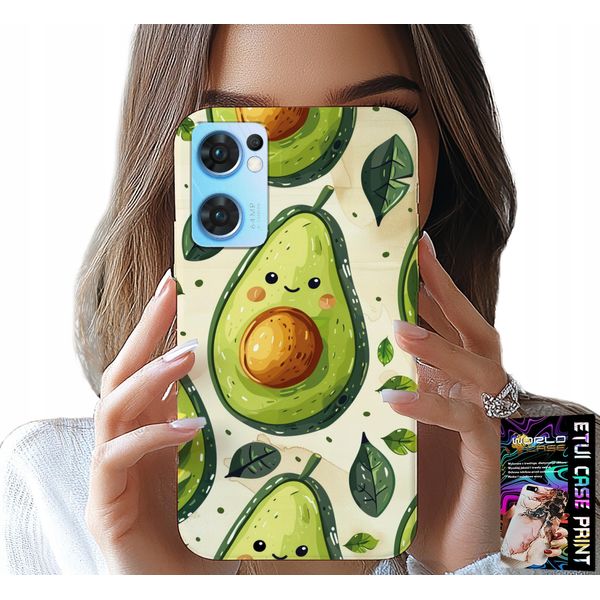 Custodia Per Oppo Reno7 5G - Custodia Avocado Dolce E Sorridente-image