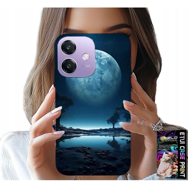 Custodia Per Oppo A60 5G - Custodia Luna Piena + Foil-image