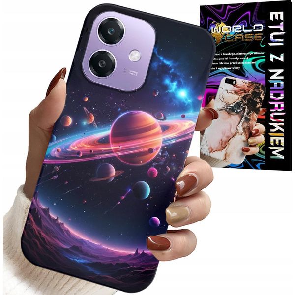 Custodia Per Oppo A60 5G - Cosmo Pianeti Stelle Galassia Splats-image