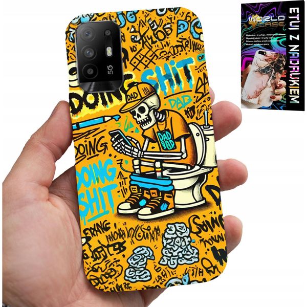 Custodia Per Oppo Reno 5Z / A94 5G - Custodia Per Oppo Reno 5Z - Doing Shit Bonehead On Kibble-image