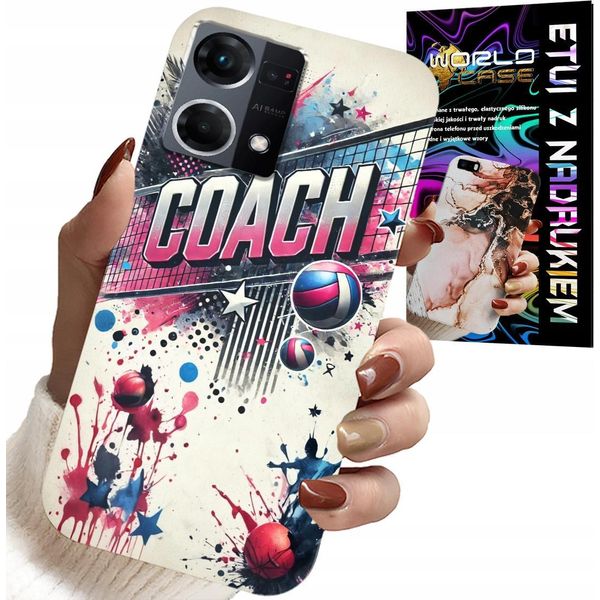 Custodia Per Oppo Reno7 4G - Custodia Grid Coach, Zaino-image