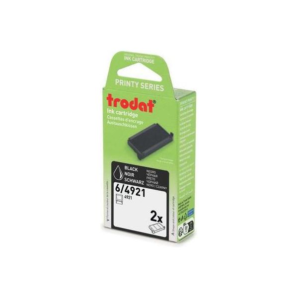 Trodat Stempel 83307 Trodat Austauschkissen 2Stk Schwarz 6/4921/SB-image