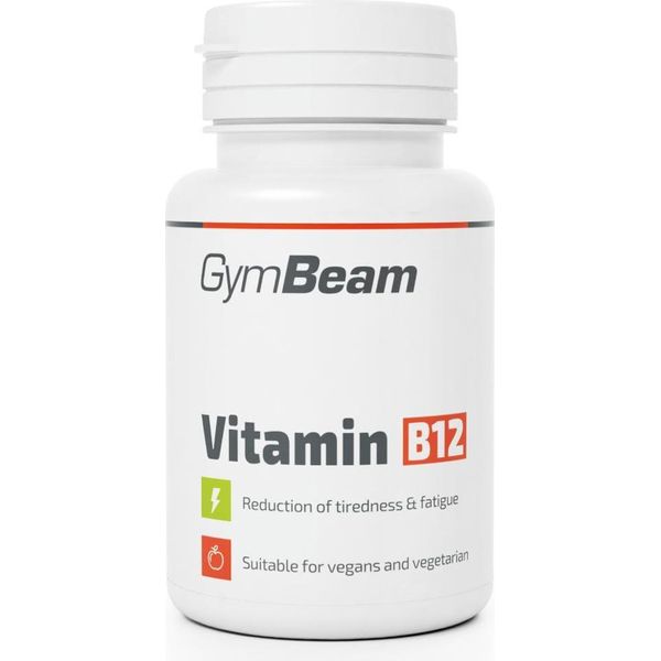 Gymbeam - Vitamina B12 (Cobalamina) 90 Compresse Non Aromatizzate-image