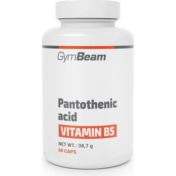 Gymbeam - Acido Pantotenico (Vitamina B5) 60 Capsule-image