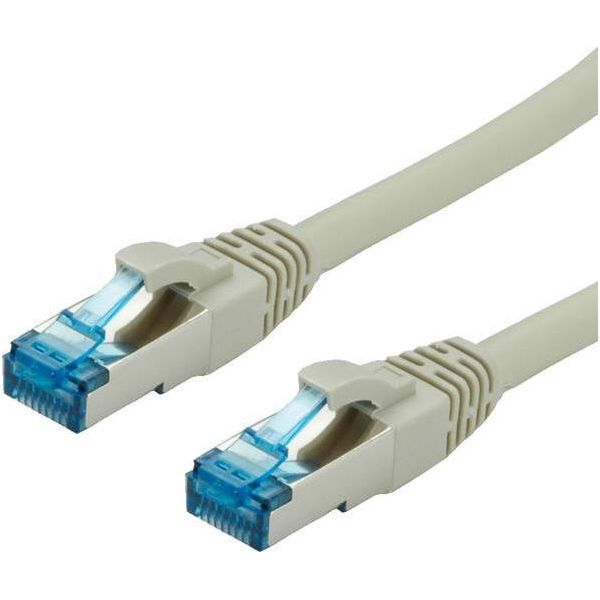 Value - Cavo Patch - Da RJ-45 (M) A RJ-45 (M) - 20 M - Sftp, Pimf - Cat 6A - Stampato, A Trefoli - Grigio (21.99.0869)-image