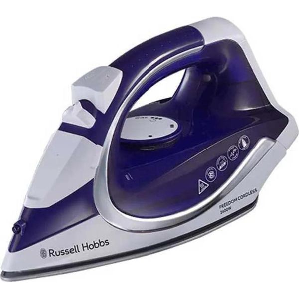 Russell Hobbs 23300-56 Ferro Da Stiro Ferro A Vapore Ceramica 2400 W Viola, Bianco-image