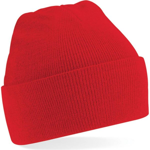 Beechfield B45B | Junior Original Cuffed Beanie Cappello Invernale - Colore: Classic Red - Taglia: Unica-image