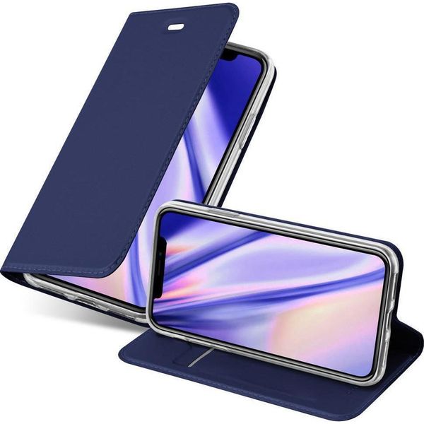Cadorabo Custodia Per Cellulare Per Apple Iphone X / Xs Custodia Protettiva In Blu Cover Etui Book Case Booklet-image