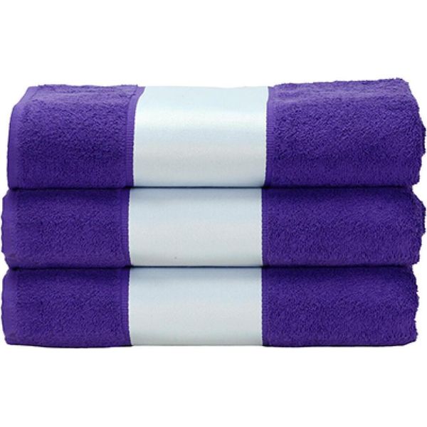 A&R AR080 | Asciugamano Subli-Me®, 50 X 100 Cm - Colore: Viola - Dimensioni: 50 X 100 Cm-image