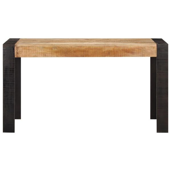 Vidaxl Tavolo Da Pranzo 140X70X76 Cm Legno Massiccio Di Mango Grezzo-image