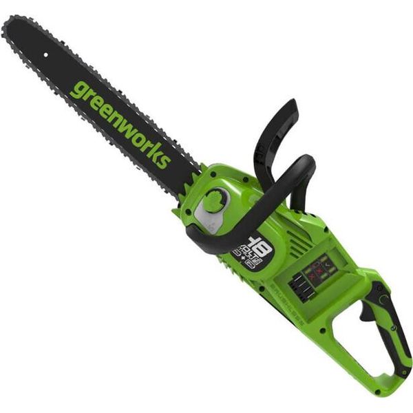 Greenworks 2 X 24 V Accu Motosega 36 Cm - Senza Batteria E Caricatore-image