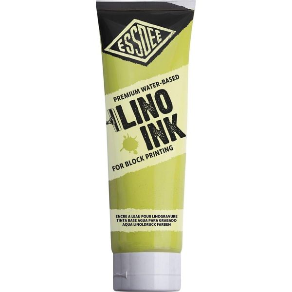 Inchiostro Per Stampa A Blocchi Essdee Premium A Base D'acqua, 300 Ml, Giallo Fluorescente-image