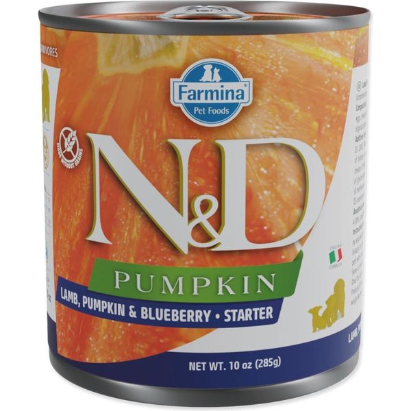 Konzerva N&D Puppy Starter Dog Lamb, Pumpkin & Blueberry 285G-image