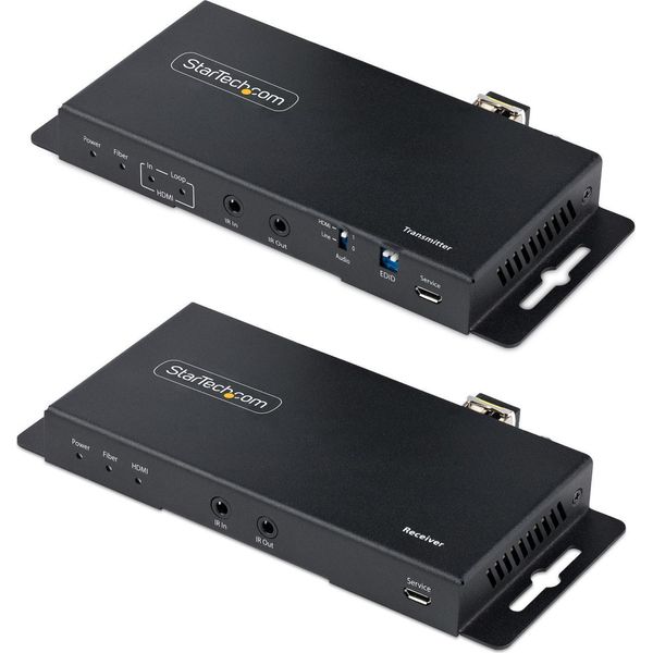 Startech.Com ST121HD20FXA2 Amplificatore Di Potenza Audio/Video Trasmettitore E Ricevitore Av Nero-image