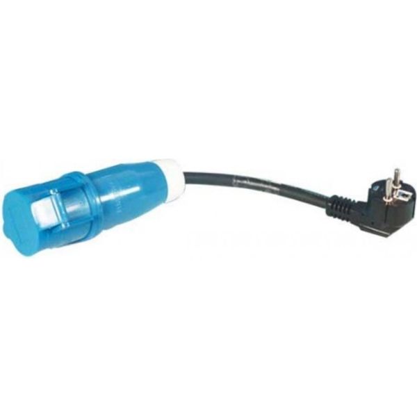 Cavo Adattatore Adaper Da Schuko A Attacco Cee Caravan Roulotte Barca 230V 3X 1,5 Mm²-image