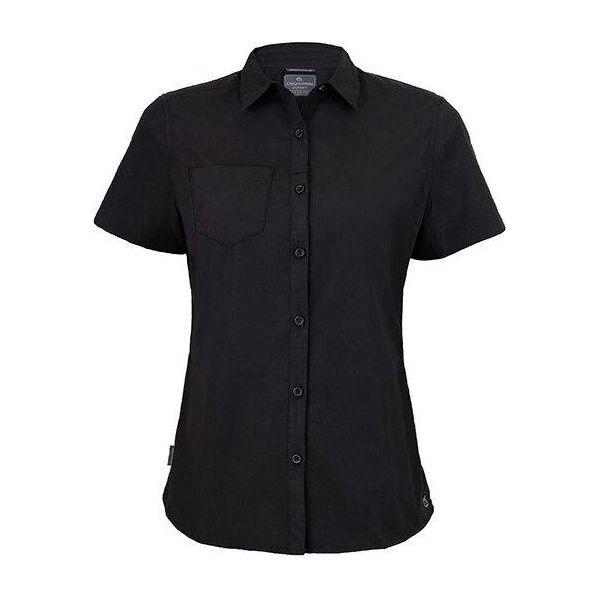 Craghoppers Expert CES004 | Expert Donna Kiwi Camicia A Maniche Corte - Colore: Nero - Taglia: 14-image