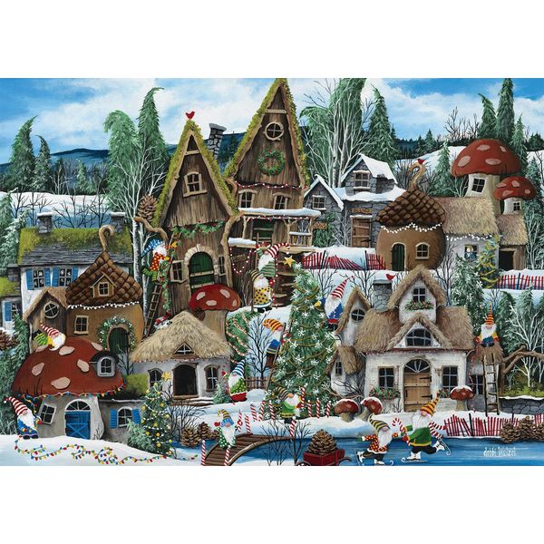 Puzzle Alipson Elfi Di Natale - 1000 Pezzi-image