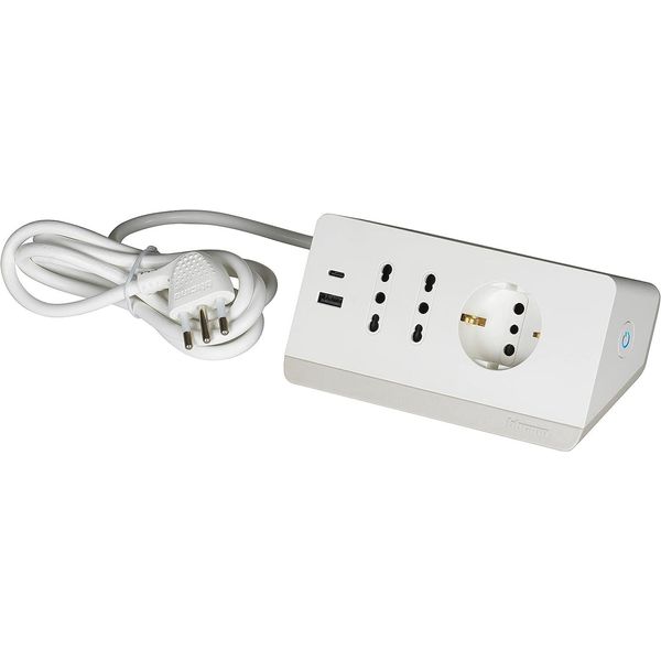 Bticino S3711DBU Cavo Di Prolunga 2 M 3 Uscite Ac Interno Bianco-image