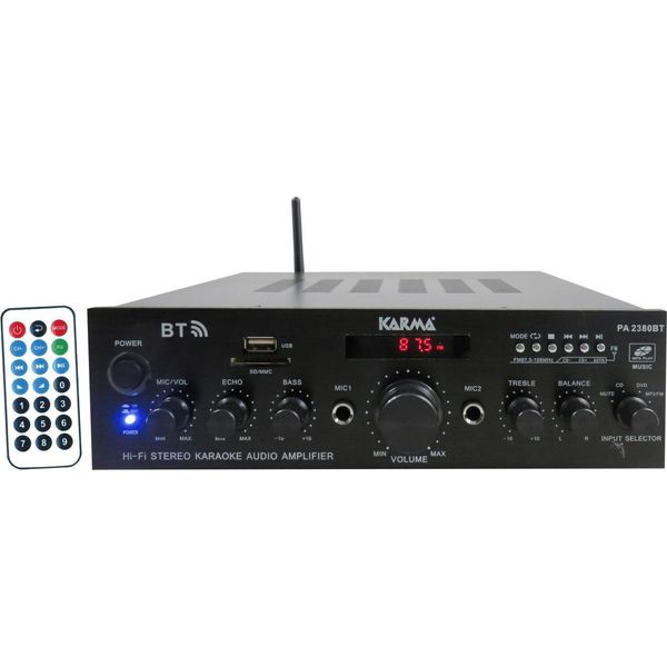 Karma Italiana Pa 2380BT Amplificatore Audio 4.0 Canali Casa Nero-image
