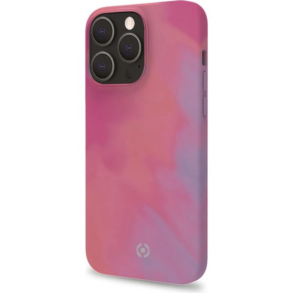 Celly Watercolor Iphone 13 Pro Max Custodia Per Cellulare 17 Cm (6.7") Cover Rosa"-image