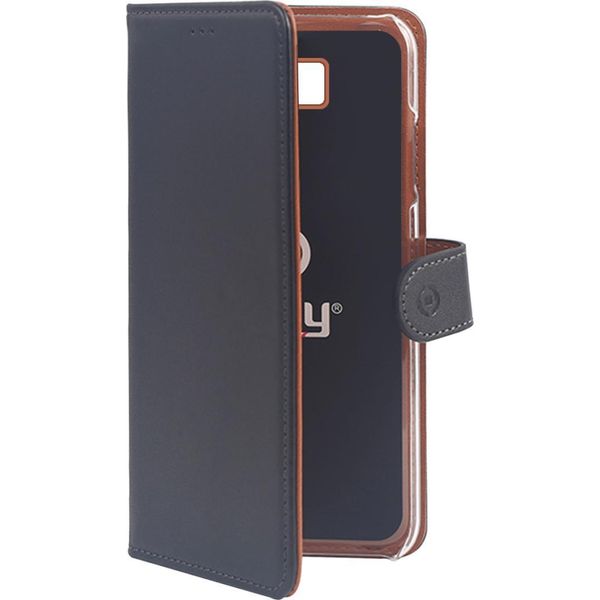 Celly Wally Custodia Per Cellulare 15,2 Cm (6") Custodia A Libro Nero, Marrone"-image
