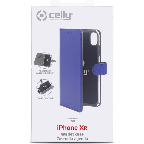 Celly Wally Custodia Per Cellulare 15,5 Cm (6.1") Custodia A Borsellino Blu"-image